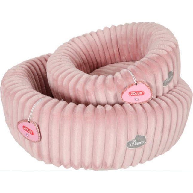 Zolux 'Naomi' κρεβάτι γάτας ροζ με καπιτονέ κάλυμμα και πολυτελή εμφάνιση