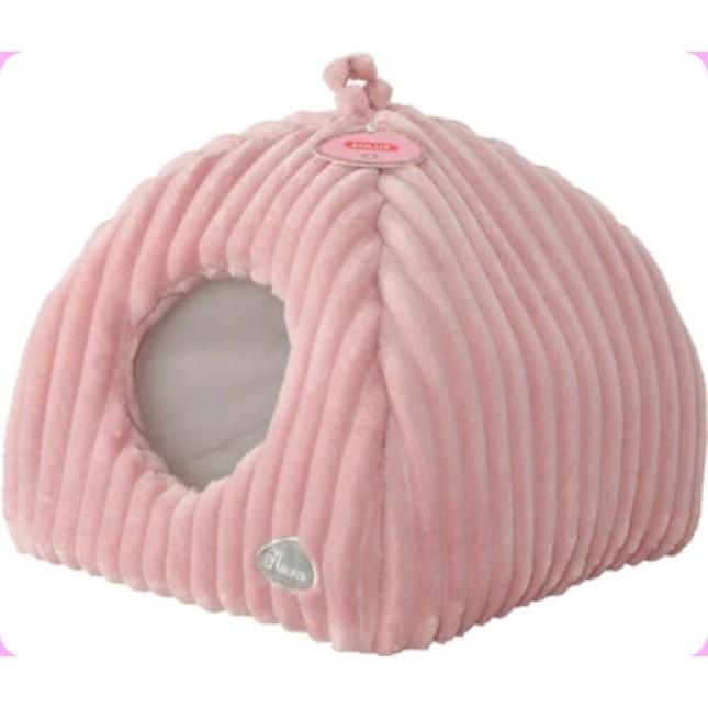 Zolux 'Naomi' κρεβάτι γάτας σε σχήμα igloo ροζ Zolux 'Naomi' κρεβάτι γάτας σε σχήμα igloo ροζ