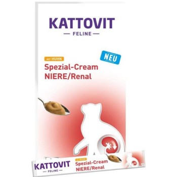 Finnern Kattovit Νόστιμη κρέμα ως σνακ για ενήλικες γάτες με νεφρική ανεπάρκεια (6x15g) 90g Finnern Kattovit Νόστιμη κρέμα ως σνακ για ενήλικες γάτες με νεφρική ανεπάρκεια (6x15g) 90g