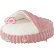 Zolux 'Naomi' κρεβάτι γάτας με αφαιρούμενο κάλυμμα μαξιλαριού με πολυτελή εμφάνιση και απαλό ροζ