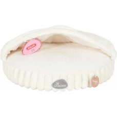 Zolux 'Naomi' κρεβάτι γάτας με αφαιρούμενο κάλυμμα μαξιλαριού με πολυτελή εμφάνιση και απαλό μπεζ