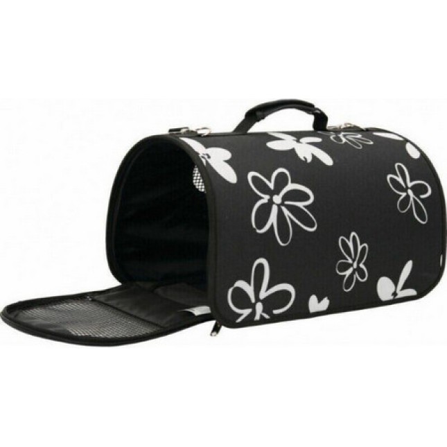 Zolux carrier κλουβί μεταφοράς γάτας 'flower' μαύρο - medium 25x43,5x28,5cm Zolux carrier κλουβί μεταφοράς γάτας 'flower' μαύρο - medium 25x43,5x28,5cm