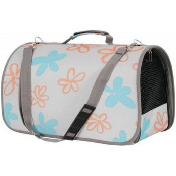 Zolux carrier κλουβί μεταφοράς γάτας 'flower' γκρι - medium 25x43,5x28,5cm Zolux carrier κλουβί μεταφοράς γάτας 'flower' γκρι - medium 25x43,5x28,5cm