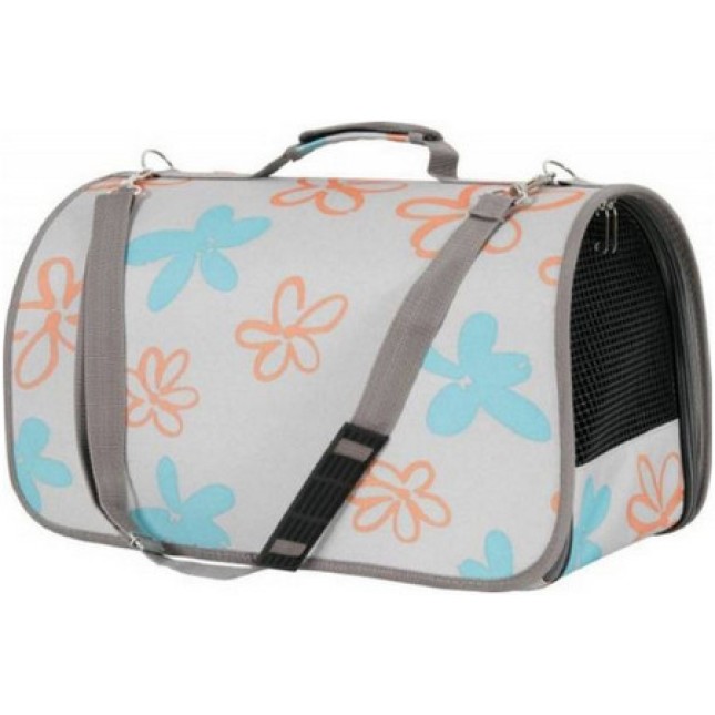 Zolux carrier κλουβί μεταφοράς γάτας 'flower' γκρι - medium 25x43,5x28,5cm Zolux carrier κλουβί μεταφοράς γάτας 'flower' γκρι - medium 25x43,5x28,5cm