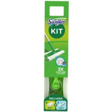 Swiffer Πλήρες Σύστημα Καθαρισμού - Σκούπα + 8 Πανάκια Στεγνά + 3 Πανάκια Υγρά