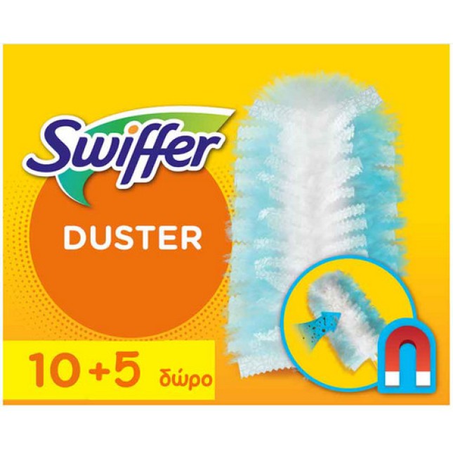 Swiffer Dusters Ανταλλακτικά Ξεσκονόπανα (10 τεμ+5 τεμ.Δώρο)