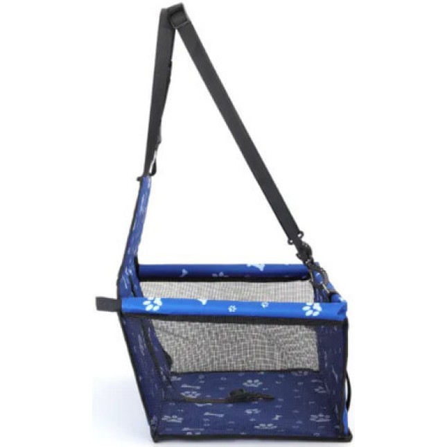 Nobleza Τσάντα αυτοκινήτου για κατοικίδια μπλε 40x35x45cm