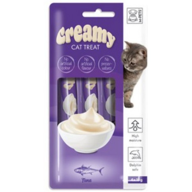 M-pets Κρεμώδης σνακ γάτας με τόνο 60g