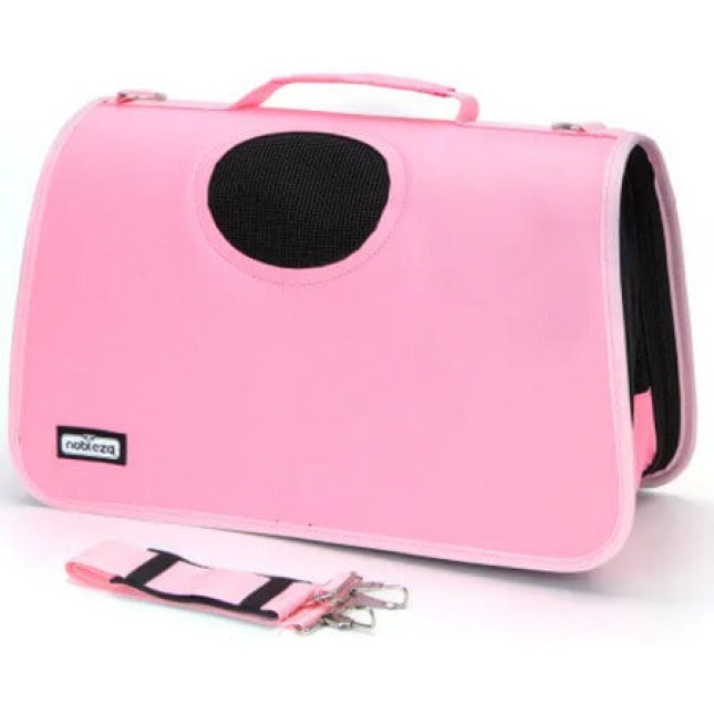 Nobleza μοντέρνα τσάντα μεταφοράς ροζ, η οποία είμαι άνετη και εξαιρετικά μαλακή
