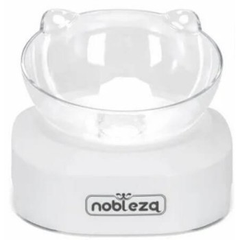 Nobleza διαφανές μονό ανακλινόμενο μπολ 275-380 ml, το οποίο διευκολύνει την διαδικασία της τροφής
