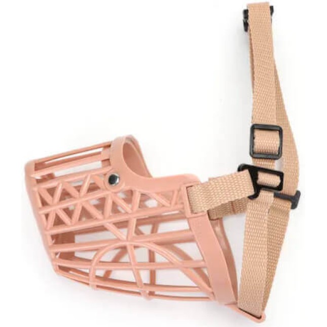 Nobleza πλαστικό φίμωτρο μπεζ xs 7x7x6.5cm Nobleza πλαστικό φίμωτρο μπεζ xs 7x7x6.5cm