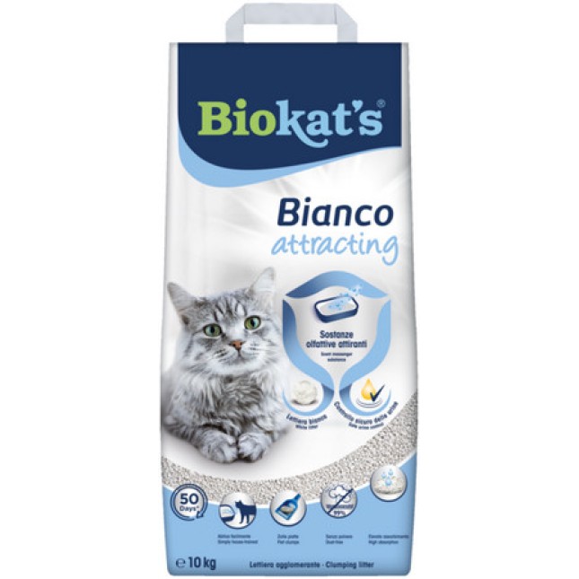 Biokat's Bianco Attracting ʼμμος Υγιεινής Γάτας 10kg. Biokat's Bianco Attracting ʼμμος Υγιεινής Γάτας 10kg.