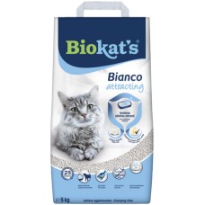 Biokat's Άμμος υγιεινής γάτας περιέχει μια οσφρητική ουσία που έχει ελκυστική επίδραση στη γάτα