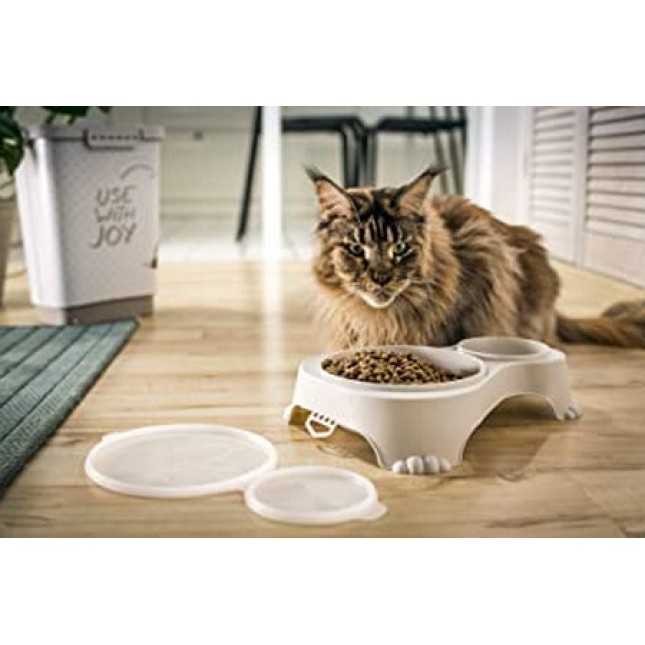 Rotho Sally Διπλό μπολ Μπεζ χωρητικότητα 1 lt και 0,28 lt Rotho Sally Διπλό μπολ Μπεζ χωρητικότητα 1 lt και 0,28 lt