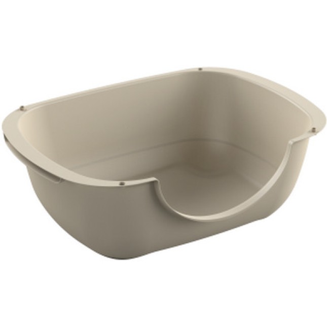 Rotho Bella Ανοιχτή τουαλέτα γάτας Καπουτσίνο 56x39,5x19 cm