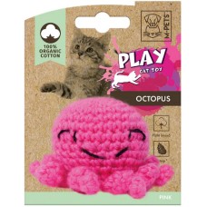 M-pets Ροζ χταπόδι 100% βαμβακερό παιχνίδι γάτας με catnip 7,5x7,5x5,5cm M-pets Ροζ χταπόδι 100% βαμβακερό παιχνίδι γάτας με catnip 7,5x7,5x5,5cm