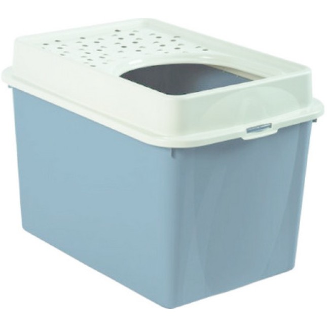 Rotho Κλειστή τουαλέτα γάτας Eco BERTY Γαλάζιο 57x39x40 cm (χωρητικότητα 50 λίτρα) Rotho Κλειστή τουαλέτα γάτας Eco BERTY Γαλάζιο 57x39x40 cm (χωρητικότητα 50 λίτρα)