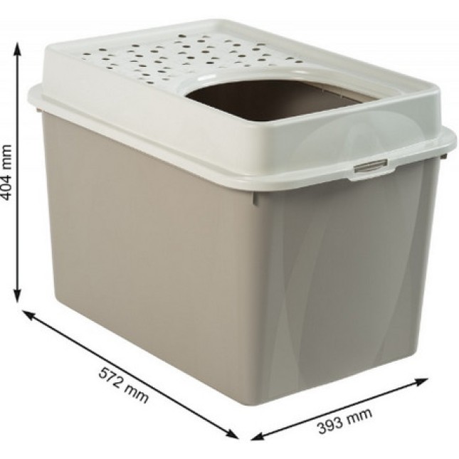Rotho Κλειστή τουαλέτα γάτας Eco BERTY Καπουτσίνο 57x39x40 cm (χωρητικότητα 50 λίτρα) Rotho Κλειστή τουαλέτα γάτας Eco BERTY Καπουτσίνο 57x39x40 cm (χωρητικότητα 50 λίτρα)