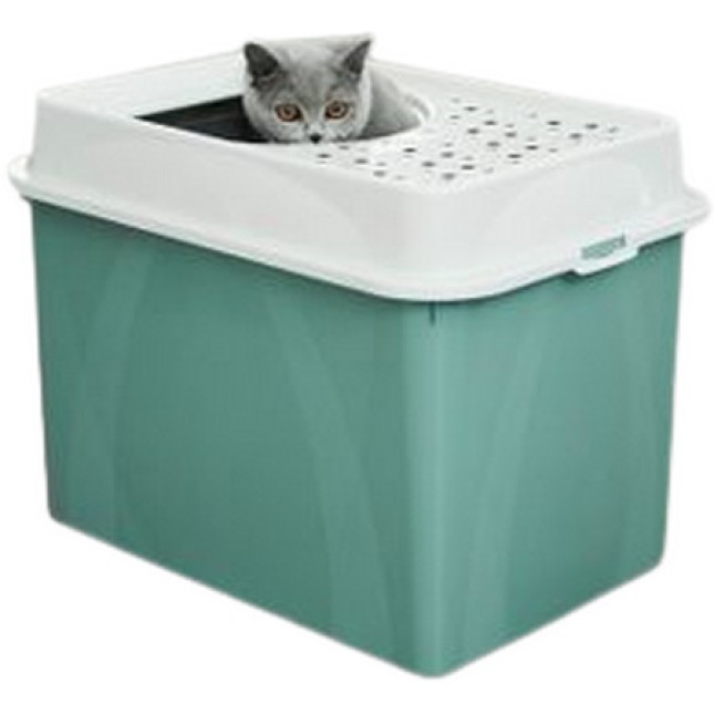 Rotho Κλειστή τουαλέτα γάτας Eco BERTY Πράσινο 57x39x40 cm (χωρητικότητα 50 λίτρα) Rotho Κλειστή τουαλέτα γάτας Eco BERTY Πράσινο 57x39x40 cm (χωρητικότητα 50 λίτρα)