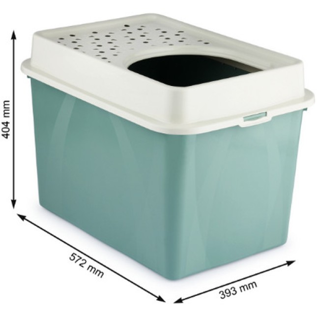 Rotho Κλειστή τουαλέτα γάτας Eco BERTY Πράσινο 57x39x40 cm (χωρητικότητα 50 λίτρα) Rotho Κλειστή τουαλέτα γάτας Eco BERTY Πράσινο 57x39x40 cm (χωρητικότητα 50 λίτρα)