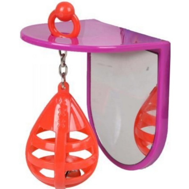 Flamingo Hercules παιχνίδι καθρέπτης με κουδούνι 8x6x9,5cm Flamingo Hercules παιχνίδι καθρέπτης με κουδούνι 8x6x9,5cm