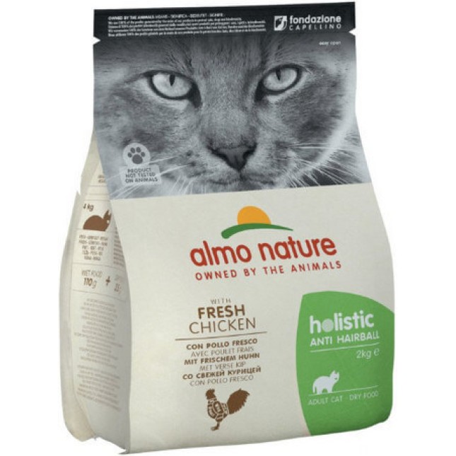 Almo Nature ολιστική διατροφή γάτας κατά των τριχόμπαλων με κοτόπουλο 2kg Almo Nature ολιστική διατροφή γάτας κατά των τριχόμπαλων με κοτόπουλο 2kg