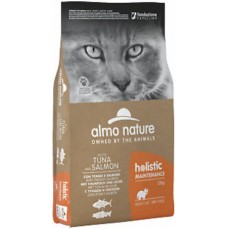 Almo Nature Holistic τροφή για ενήλικες γάτες με Τόνο & Σολομό 12kg