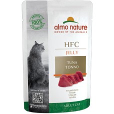 Almo Nature HFC Natural υγρή τροφή για γάτες κάθε ηλικίας σε ζελέ με τόνο 55g
