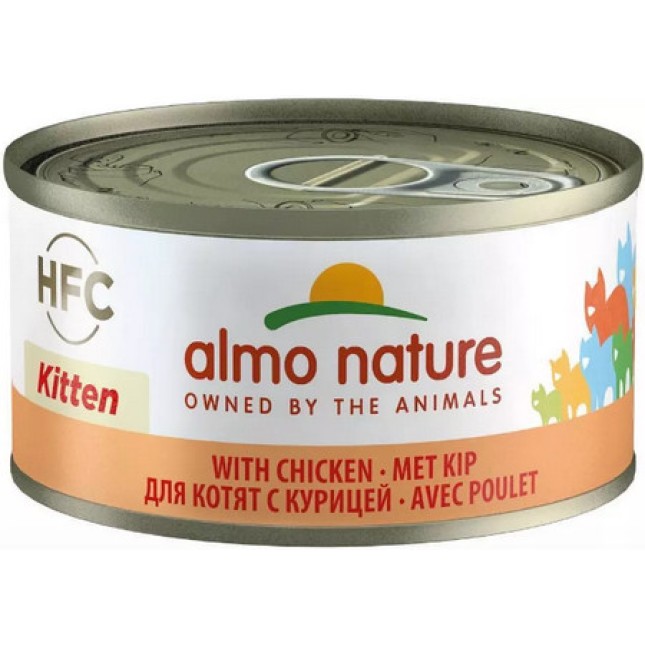 Almo Nature HFC Natural -τροφή για γατάκια, με κοτόπουλο 70g Almo Nature HFC Natural -τροφή για γατάκια, με κοτόπουλο 70g