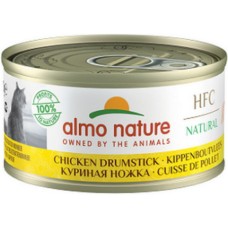 Almo Nature HFC Natural -πλήρη τροφή γατας με μπούτι κοτόπουλου 70g