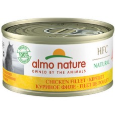 Almo Nature HFC Natural -πλήρη τροφή γάτας με φιλέτο κοτόπουλου 70g