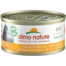 Almo Nature HFC Natural -πλήρη τροφή γάτας με στήθος κοτόπουλου 70g