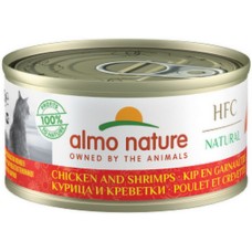 Almo Nature HFC Natural -πλήρη τροφή γάτας με κοτόπουλο & γαρίδες 70g Almo Nature HFC Natural -πλήρη τροφή γάτας με κοτόπουλο & γαρίδες 70g