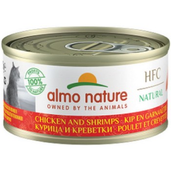 Almo Nature HFC Natural -πλήρη τροφή γάτας με κοτόπουλο & γαρίδες 70g Almo Nature HFC Natural -πλήρη τροφή γάτας με κοτόπουλο & γαρίδες 70g