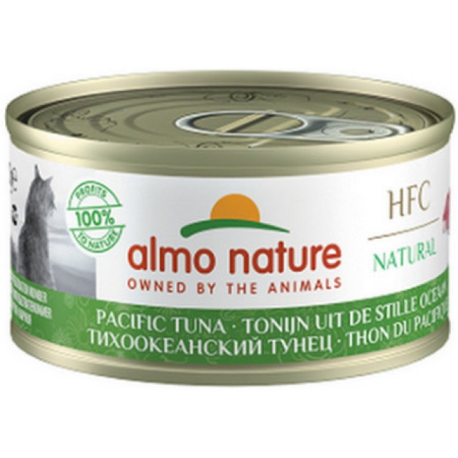 Almo Nature HFC Natural -πλήρη τροφή γάτας με τόνο Ειρηνικού 70g Almo Nature HFC Natural -πλήρη τροφή γάτας με τόνο Ειρηνικού 70g