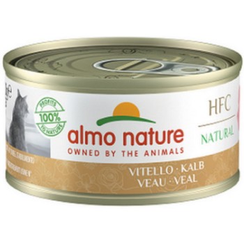 Almo Nature HFC Natural -πλήρη τροφή γάτας με μοσχαράκι 70g Almo Nature HFC Natural -πλήρη τροφή γάτας με μοσχαράκι 70g
