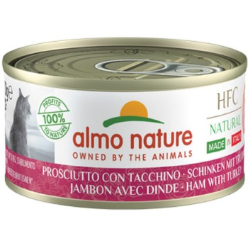 Almo Nature HFC Natural -πλήρη τροφή γάτας Made In Italy με ζαμπόν με γαλοπούλα 70g Almo Nature HFC Natural -πλήρη τροφή γάτας Made In Italy με ζαμπόν με γαλοπούλα 70g