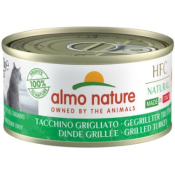Almo Nature HFC Natural -πλήρη τροφή γάτας Made In Italy ψητή γαλοπούλα 70g Almo Nature HFC Natural -πλήρη τροφή γάτας Made In Italy ψητή γαλοπούλα 70g