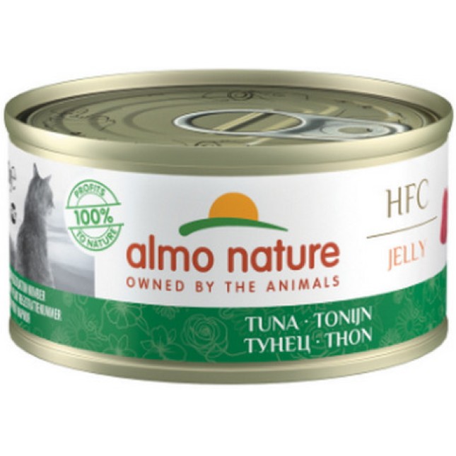 Almo Nature HFC Natural -πλήρη τροφή γάτας σε ζελέ με τόνο 70g Almo Nature HFC Natural -πλήρη τροφή γάτας σε ζελέ με τόνο 70g