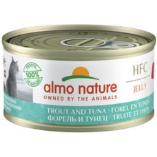 Almo Nature HFC Natural -πλήρη τροφή γάτας σε ζελέ με πέστροφα & τόνο 70g Almo Nature HFC Natural -πλήρη τροφή γάτας σε ζελέ με πέστροφα & τόνο 70g