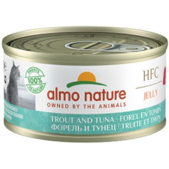 Almo Nature HFC Natural -πλήρη τροφή γάτας σε ζελέ με πέστροφα & τόνο 70g Almo Nature HFC Natural -πλήρη τροφή γάτας σε ζελέ με πέστροφα & τόνο 70g