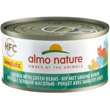 Almo Nature HFC Natural -πλήρη τροφή γάτας COMPLETE με Κοτόπουλο με αρακά 70g