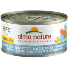 Almo Nature HFC Natural -πλήρη τροφή γάτας COMPLETE με σκουμπρί με πατάτες 70g