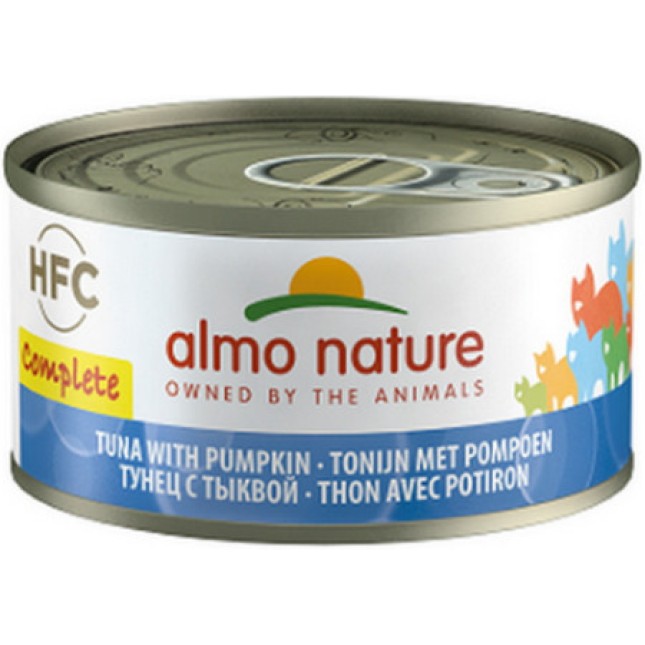 Almo Nature HFC Natural -πλήρη τροφή γάτας COMPLETE με τόνο με κολοκύθα 70g