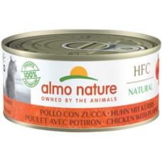 Almo Nature HFC Natural -πλήρη τροφή για γάτες με κοτόπουλο & κολοκύθα 150g