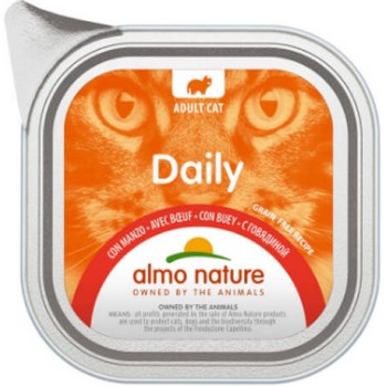 Almo Nature DAILY χωρίς σιτηρά, χωρίς γλουτένη με μοσχάρι 100g Almo Nature DAILY χωρίς σιτηρά, χωρίς γλουτένη με μοσχάρι 100g