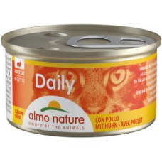 Almo Nature DAILY τροφή γάτας σε MOUSSE Menu με κοτόπουλο, 85g Almo Nature DAILY τροφή γάτας σε MOUSSE Menu με κοτόπουλο, 85g
