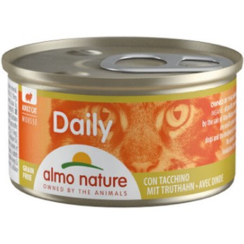 Almo Nature DAILY τροφή γάτας σε MOUSSE Menu με γαλοπούλα,  85g