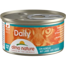 Almo Nature DAILY τροφή γάτας σε MOUSSE Menu με αρνί,  85g