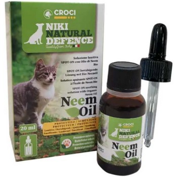 Croci Niki Natural Defence αντιπαρασιτικό υγρό για γάτες με Neem 20ml Croci Niki Natural Defence αντιπαρασιτικό υγρό για γάτες με Neem 20ml